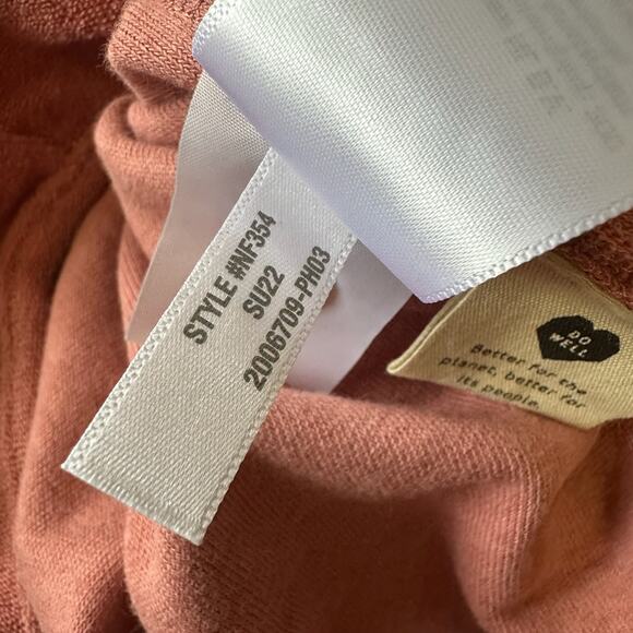 MADEWELL MWL Towel Terry Romper Dusty Rose Drawstring Waist Summer NWT - Picture 13 of 15